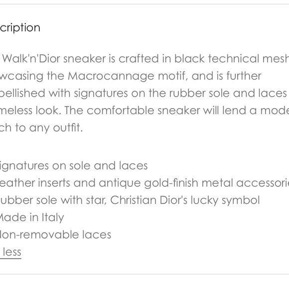 Christian Dior Walk’n’Dior sneaker - Picture 7 of 8